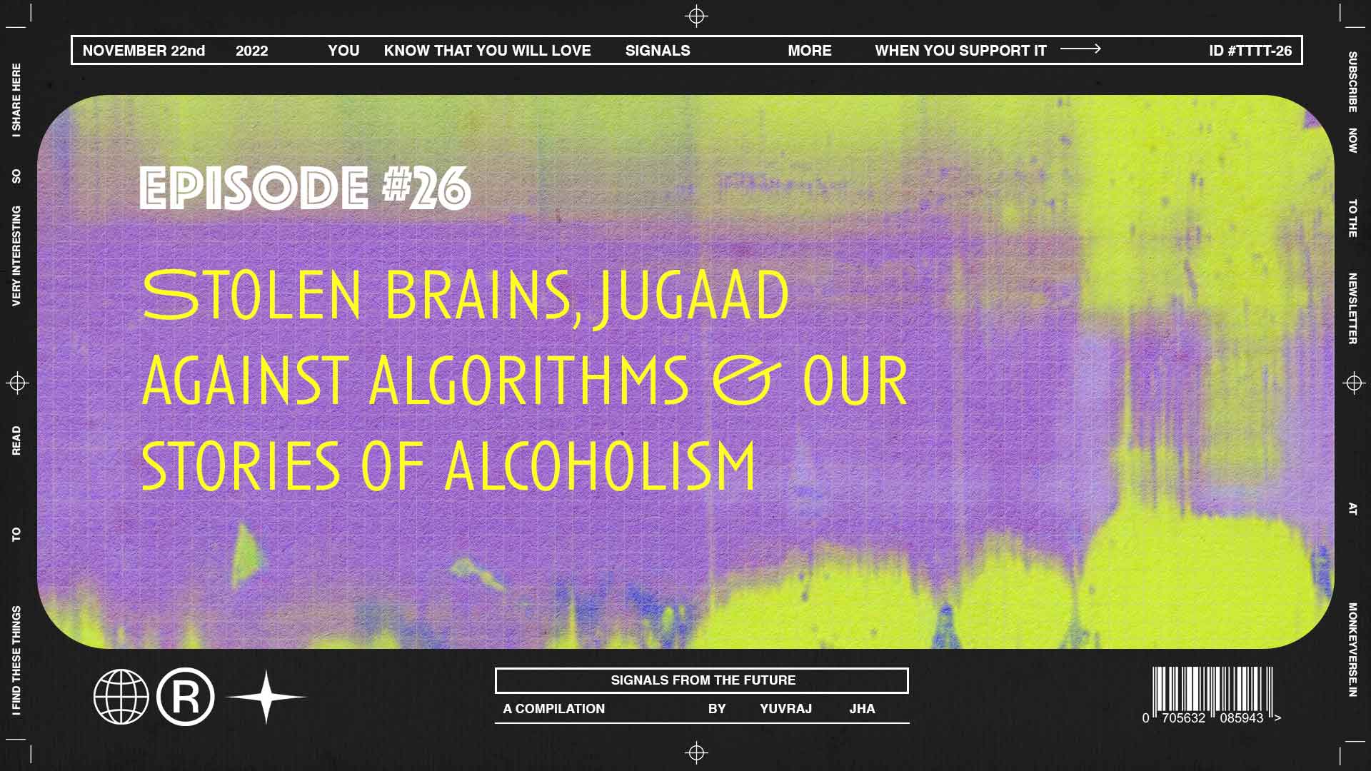 Stories of stealing genius brains, fighting against algorithms, and alcoholism
