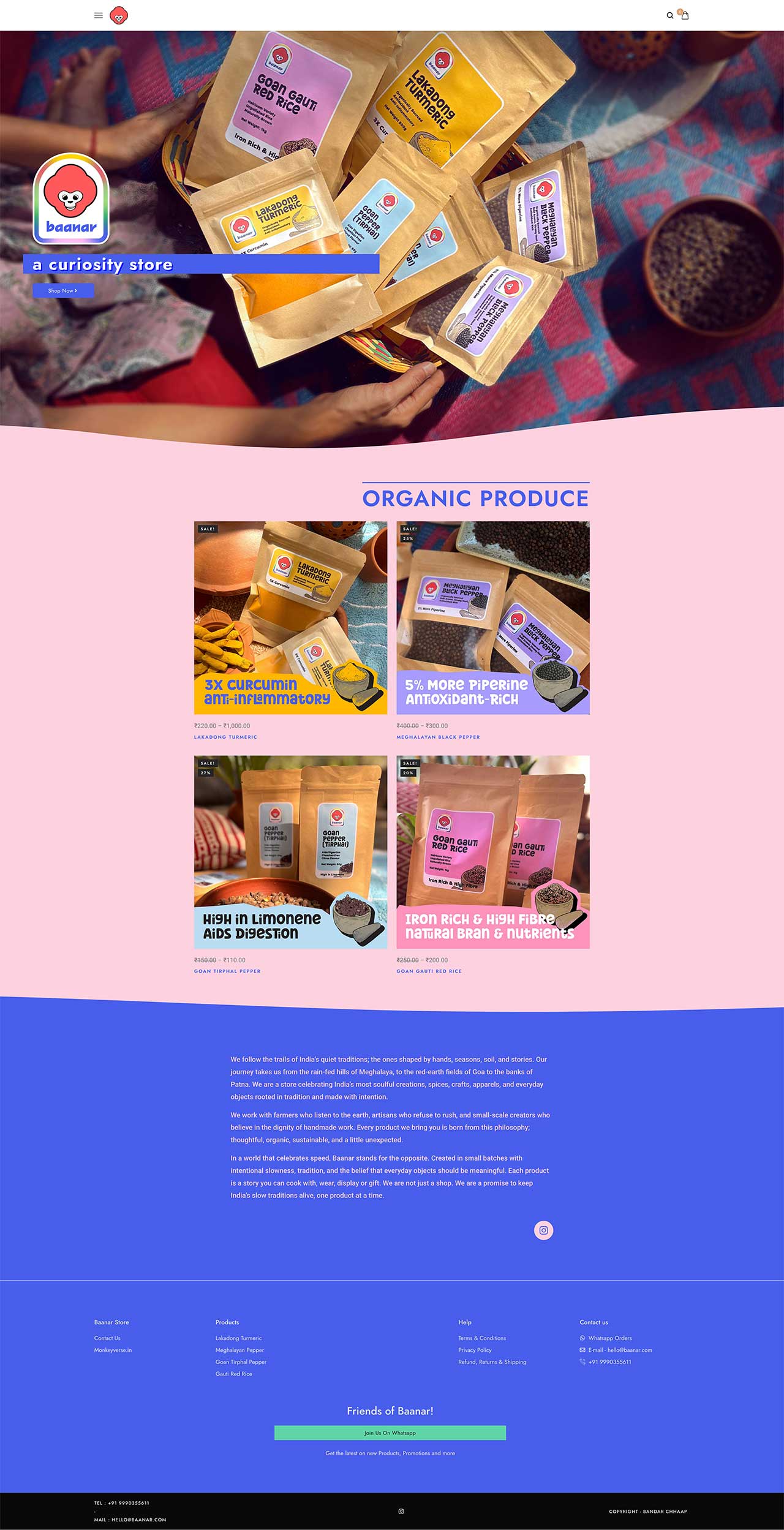 Baanar website December 2025 version